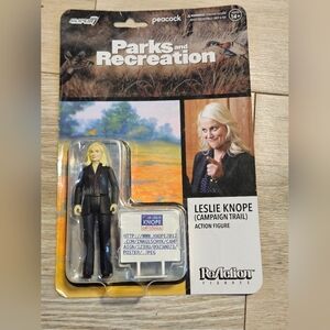 Super7 Parks and Recreation ReAction Leslie Knope (Campaign Trail) NIP
